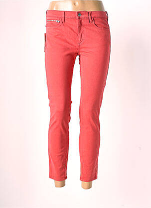 Pantalon 7/8 elasticitate roșu COUTURIST femeie
