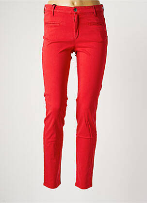 Pantalon slim roșu COUTURIST femeie