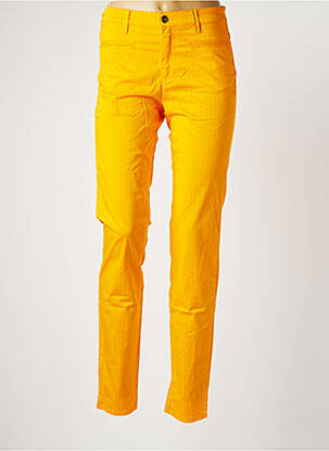 Pantalon slim portocaliu COUTURIST femeie