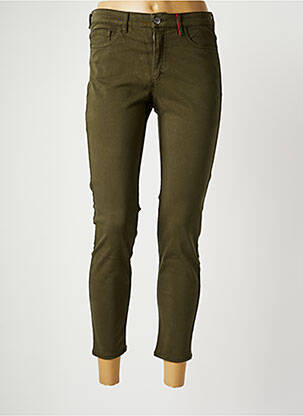 Pantalon slim verde COUTURIST femeie