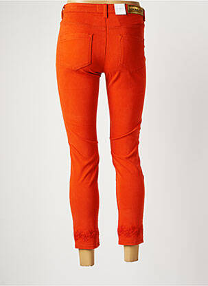 Pantalon 7/8 elasticitate mărime normală portocalie DENIM &DRESS femeie