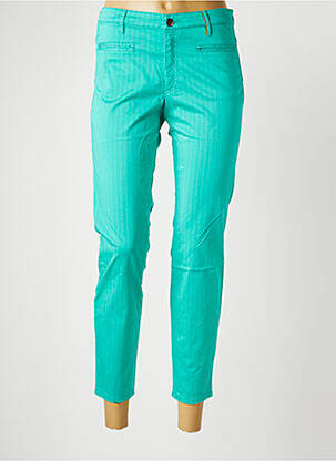 Pantalon 7/8 elasticitate mărime normală verde COUTURIST femeie
