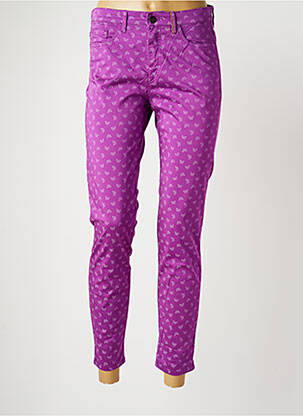 Pantalon 7/8 elasticitate mărime normală violet COUTURIST femeie