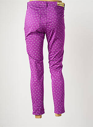Pantalon 7/8 elasticitate mărime normală violet COUTURIST femeie