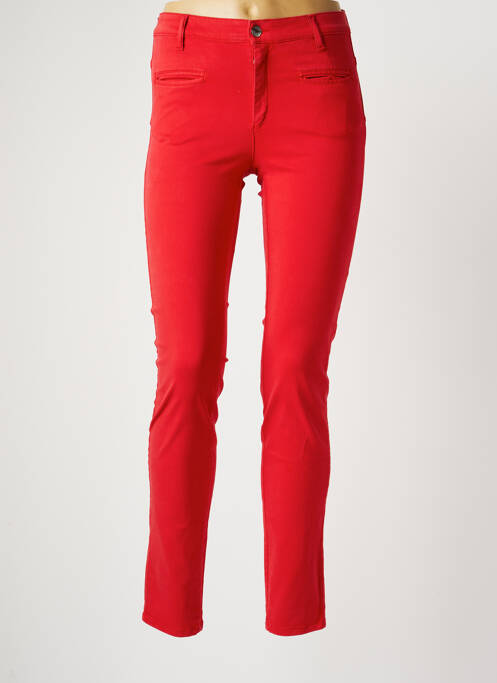 Pantalon slim roșu COUTURIST femeie