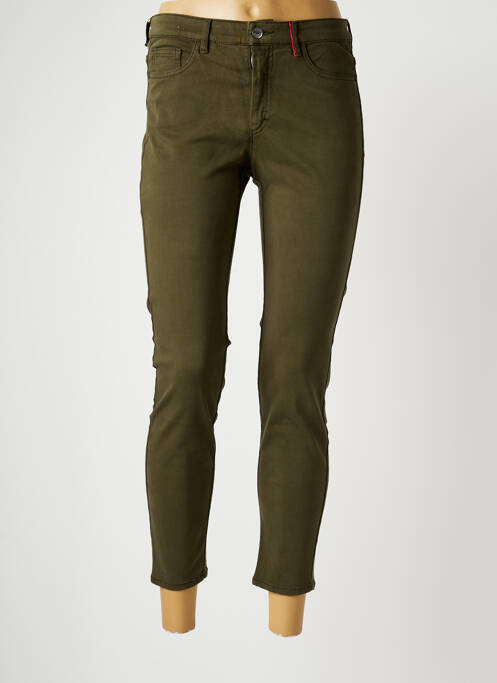 Pantalon slim verde COUTURIST femeie