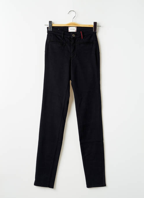 Pantalon slim elasticitate mărime normală negru COUTURIST femme