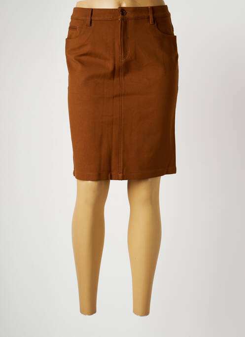 Fustă midi maro COUTURIST femeie