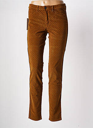 Pantalon slim maro DENIM &DRESS femeie