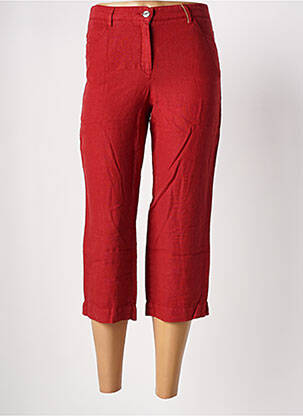 Pantalon trei sferturi roșu COUTURIST femeie