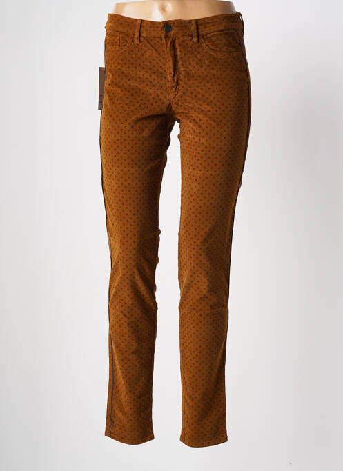 Pantalon slim maro DENIM &DRESS femeie