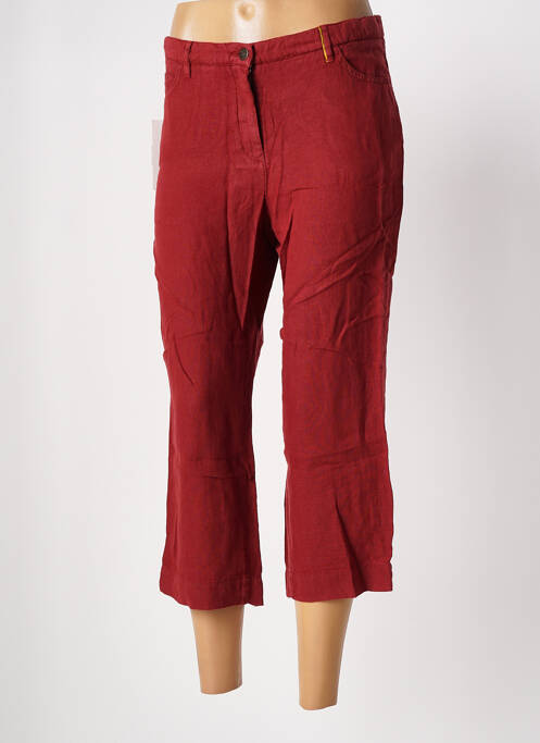 Pantalon trei sferturi roșu COUTURIST femeie