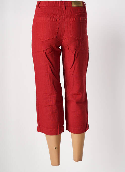 Pantalon trei sferturi croială dreaptă mărime normală roșu COUTURIST femme