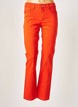 Pantalon slim portocaliu COUTURIST femeie