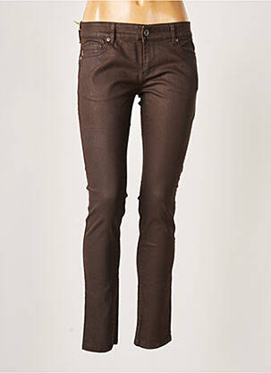 Pantalon slim maro COUTURIST femeie