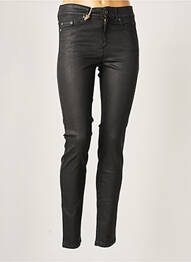 Pantalon slim țesătură acoperită mărime normală negru COUTURIST femeie