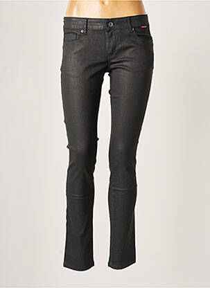 Pantalon slim talie joasă talie joasă negru COUTURIST femeie
