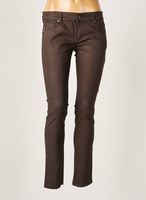 Pantalon slim maro COUTURIST femeie