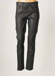 Pantalon slim țesătură acoperită mărime normală negru COUTURIST femeie