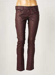 Pantalon slim talie joasă talie joasă violet COUTURIST femme