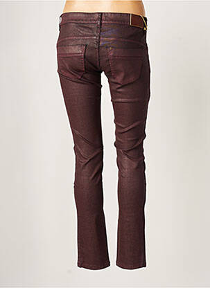 Pantalon slim talie joasă talie joasă violet COUTURIST femeie