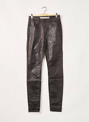 Pantalon slim maro GEISHA femeie