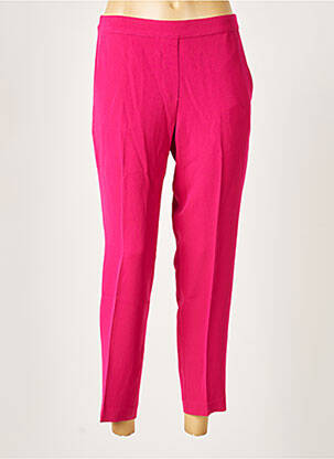 Pantalon 7/8 talie elastică mărime normală roz SCHOOL RAG femeie