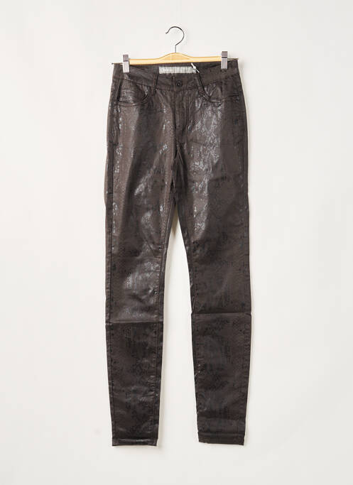 Pantalon slim maro GEISHA femeie