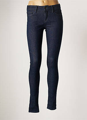 Blugi cu croială slim albastru SCHOOL RAG femeie