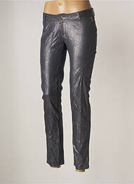 Pantalon 7/8 elasticitate talie joasă gri LOLA ESPELETA femeie