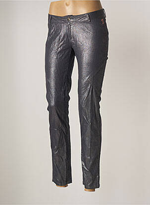 Pantalon 7/8 elasticitate talie joasă gri LOLA ESPELETA femme