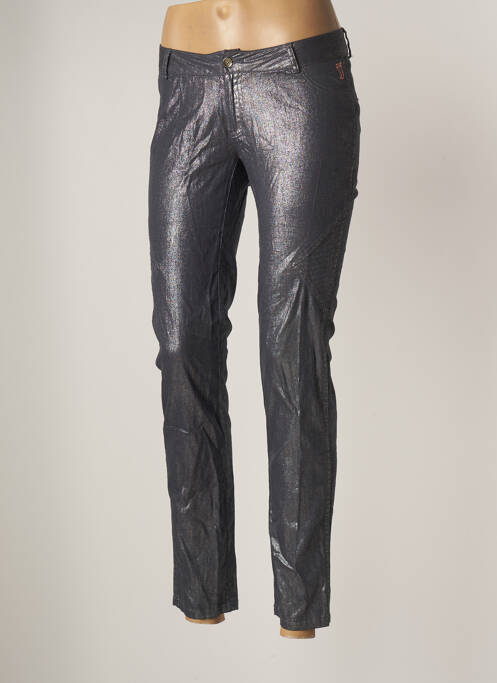 Pantalon 7/8 elasticitate talie joasă gri LOLA ESPELETA femme