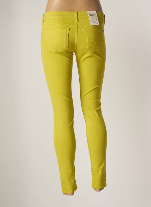 Pantalon slim galben PEPE JEANS femeie