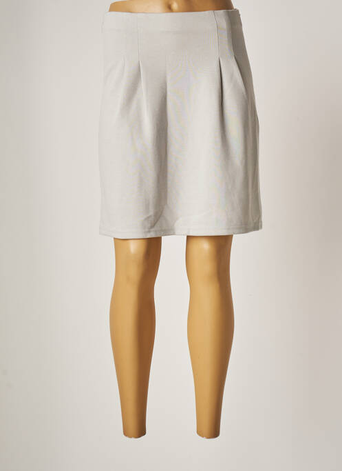 Fustă scurtă gri ICHI femeie