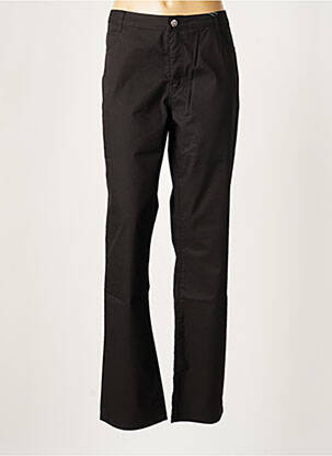 Pantalon slim țesătură poplin mărime normală negru YOULINE femeie