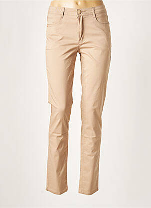 Pantalon slim maro YOULINE femeie