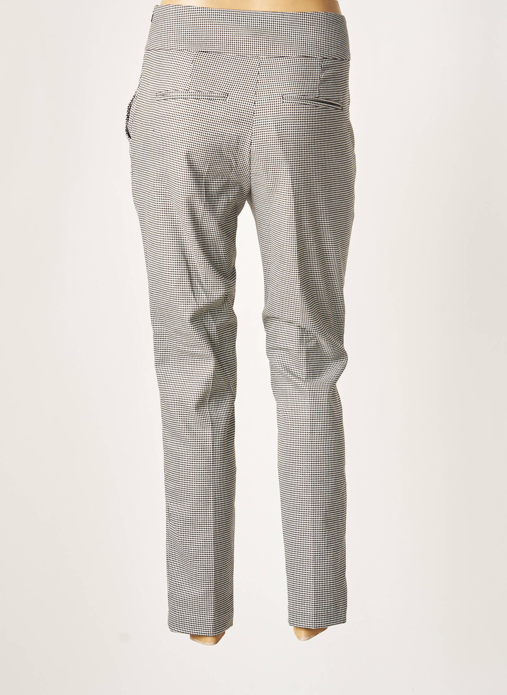 Pantalon 7/8 talie înaltă talie înaltă negru MORGAN femeie