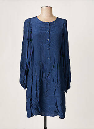 Rochie midi mâneci lungi mâneci lungi albastru LE BOUDOIR D'EDOUARD femeie