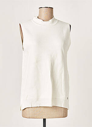 Pulover elasticitate mâneci scurte bej WNT COLLECTION femme