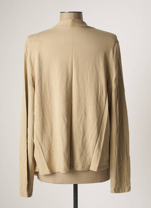 Jachete casual croială dreaptă bej MAJESTIC FILATURES femme