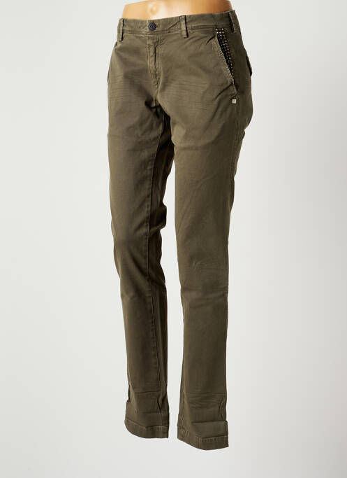 Pantalon chino verde MASON'S femeie