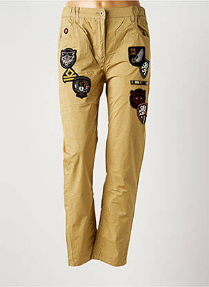 Pantalon slim bej AERONAUTICA femeie