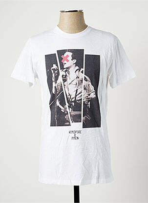 Tricou alb HIMSPIRE bărbat