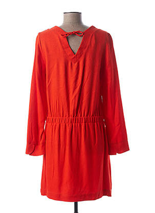 Rochie midi mâneci lungi mâneci lungi portocalie MADO ET LES AUTRES femeie