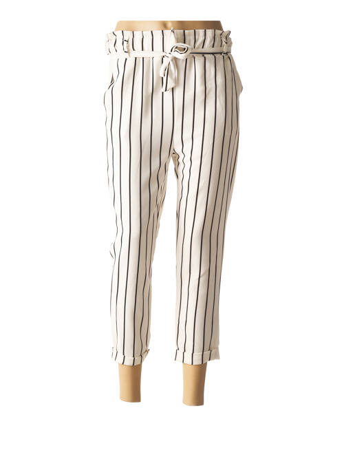 Pantalon 7/8 alb MINSK femeie