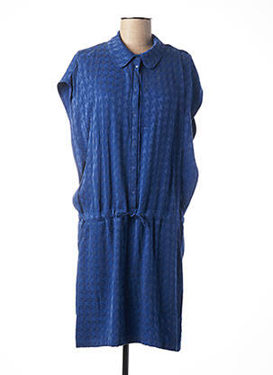 Rochie midi mâneci scurte mâneci scurte albastru MADO ET LES AUTRES femeie