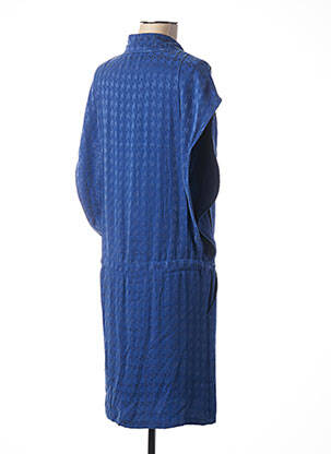 Rochie midi mâneci scurte mâneci scurte albastru MADO ET LES AUTRES femeie
