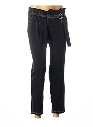 Pantalon 7/8 elasticitate mărime normală negru MADO ET LES AUTRES femeie