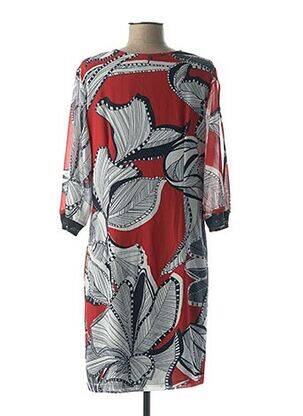Rochie midi mâneci 3/4 mâneci 3/4 roșu MADO ET LES AUTRES femeie