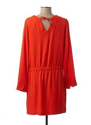 Rochie midi mâneci lungi mâneci lungi portocalie MADO ET LES AUTRES femeie